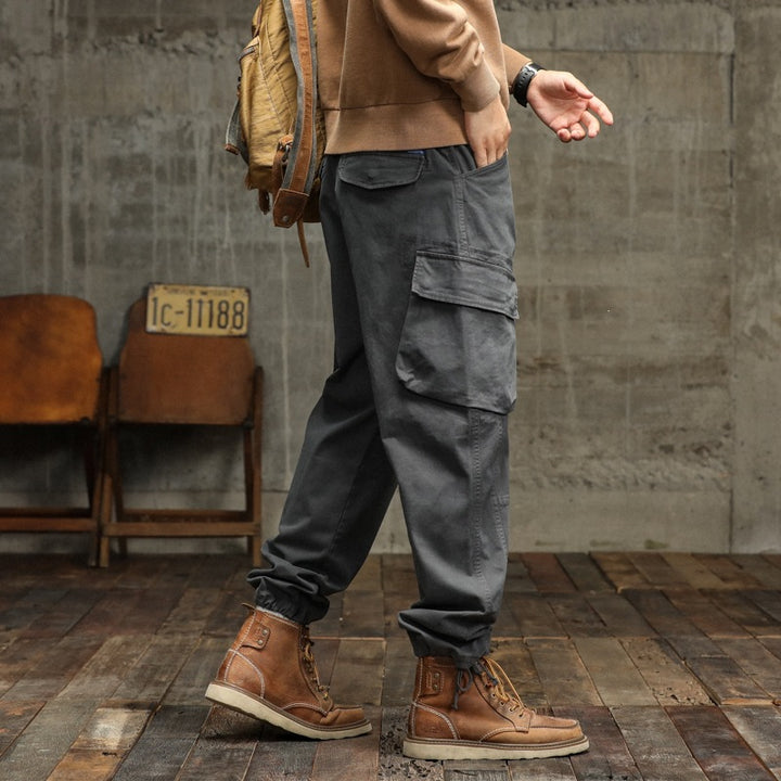 Herren Cargo-Joggerhose mit Utility-Taschen und elastischen Bündchen Echo Archiv