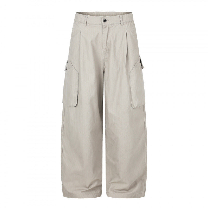 Damen weite Cargo‑Culottehose mit hoher Taille, aufgesetzten Klappentaschen und lässiger Cropped‑Silhouette Echo Archiv