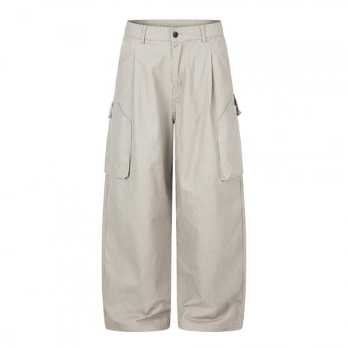Damen weite Cargo‑Culottehose mit hoher Taille, aufgesetzten Klappentaschen und lässiger Cropped‑Silhouette Echo Archiv