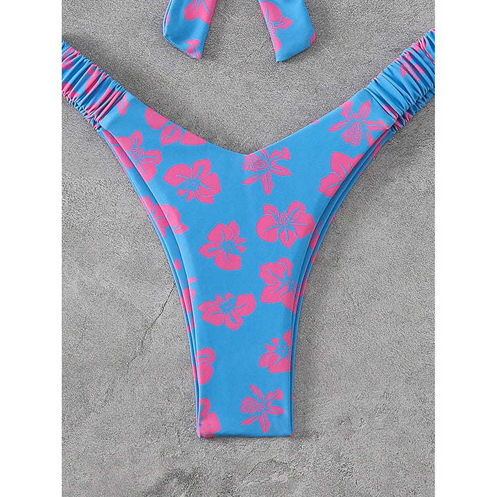 Damen Bandeau-Bikini mit raffiniertem Blumenmuster Echo Archiv