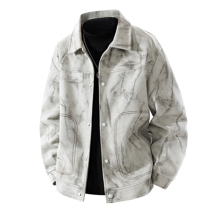Herren Modische Jacke mit Teddyfellfutter – Taviero