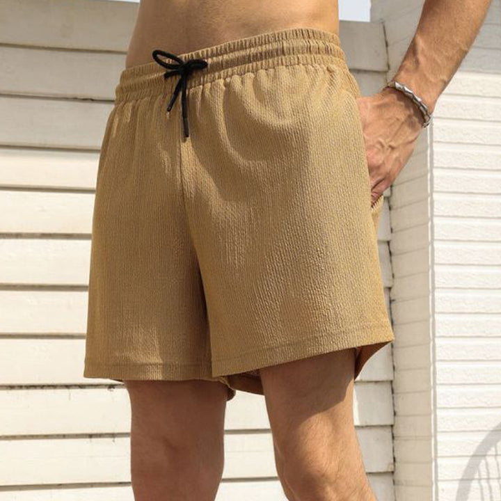 Herren nan zweilagige Schwimmshorts mit innerer Kompressionshose und seitlicher Smartphone-Tasche Echo Archiv