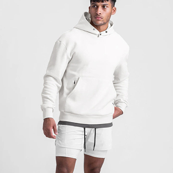 Herren Stylish Oversized Kapuzenpullover mit Kängurutasche und modernem Schnitt Echoarchiv