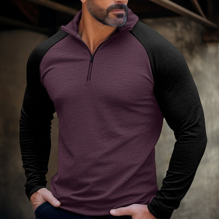 Herren Sportlicher Zip-Hoodie Echoarchiv