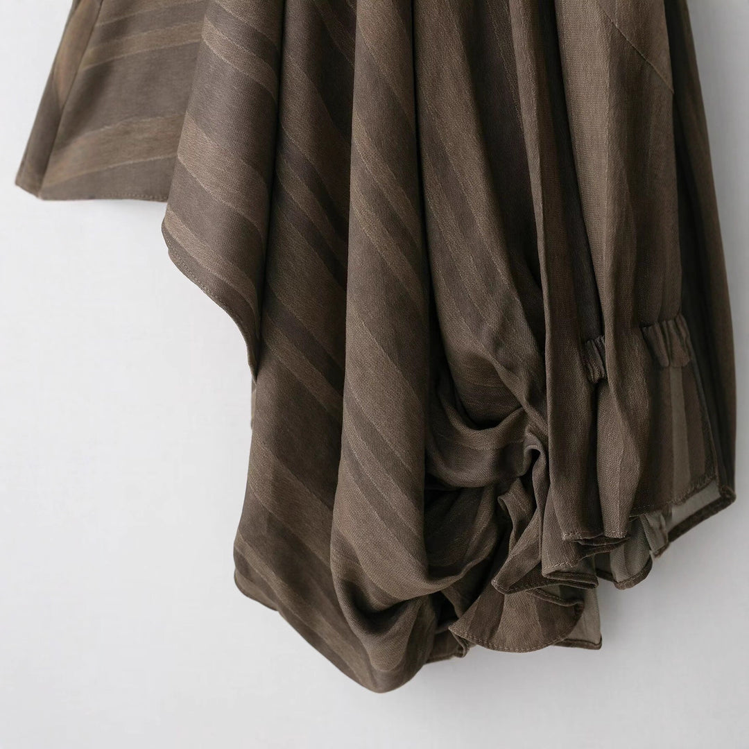 Damen Kaftan-Poncho mit Tunnelzug und V-Ausschnitt Echoarchiv