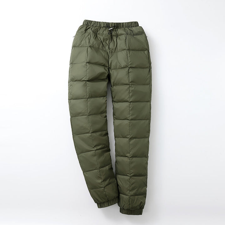 Herren Gepolsterte Thermohose mit Karosteppung und elastischem Saum Echoarchiv