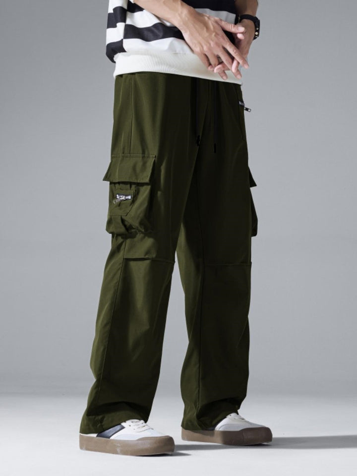 Herren Cargo-Jogginghose mit Multifachtaschen und Kordelzugbund Echo Archiv