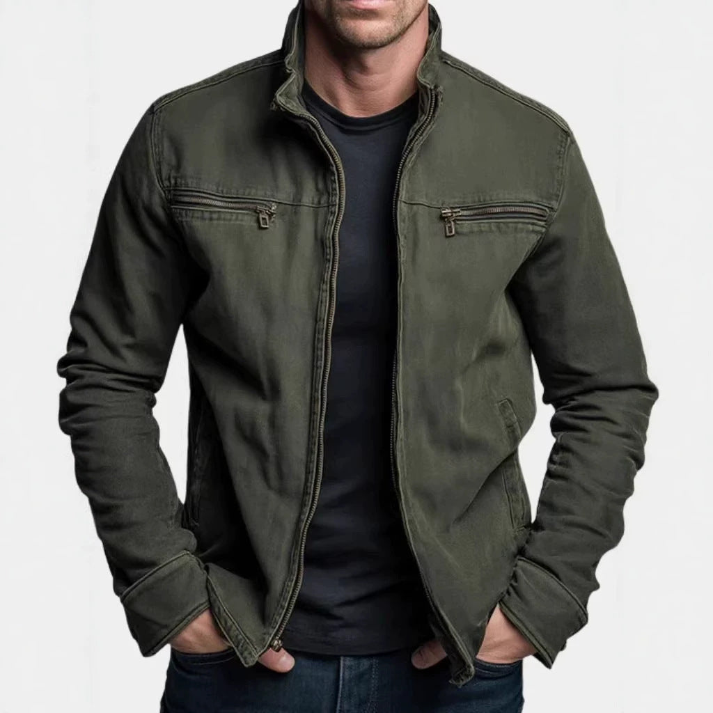 Herren Modische Übergangsjacke mit praktischen Taschen – Taviero