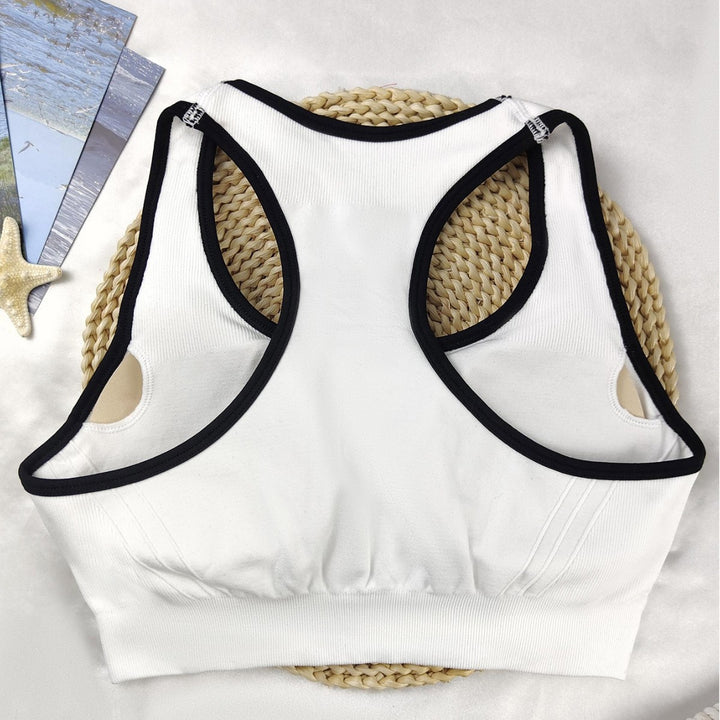 Damen Sport-Bustier mit atmungsaktivem Mischgewebe und stützenden Cups Echo Archiv