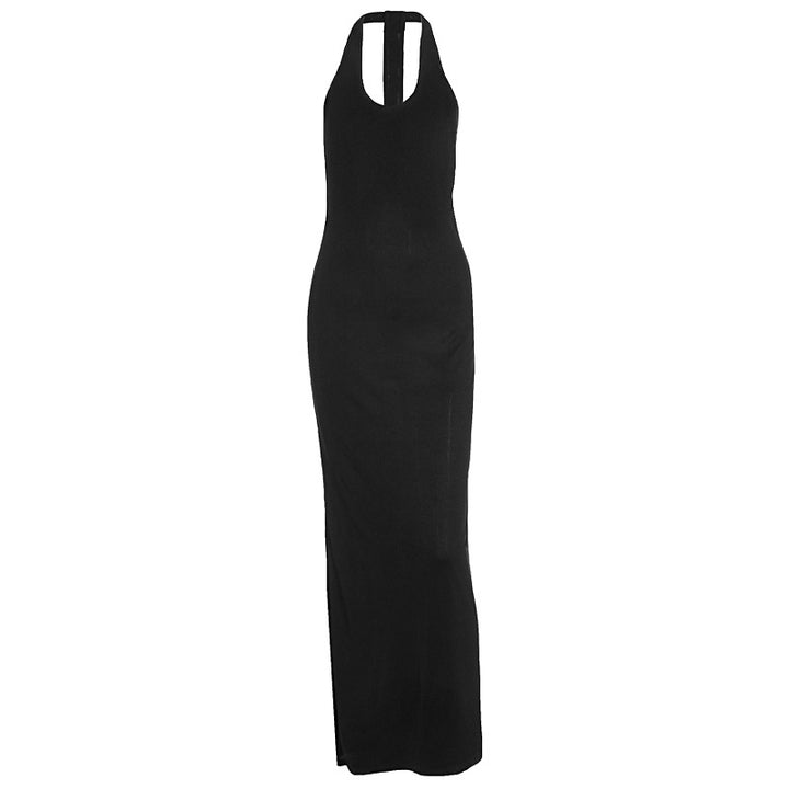 Damen Elegantes Maxikleid mit Halterneck und figurbetontem Schnitt Echo Archiv