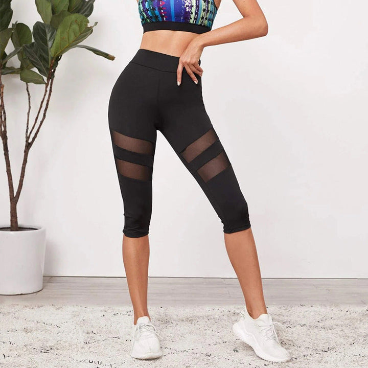 Damen Fitness-Leggings mit innovativen Mesh-Einsätzen Echoarchiv