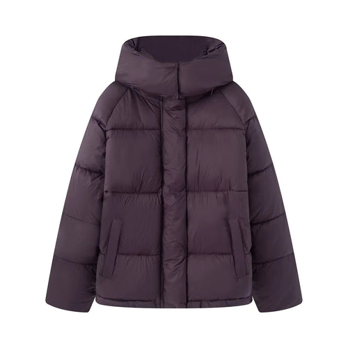 Damen nan kastige Steppjacke mit voluminöser Kapuze, leichter Thermofütterung und Eingrifftaschen Echo Archiv