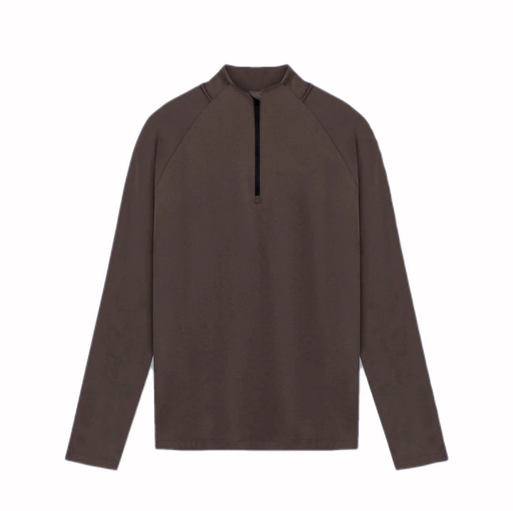 Herren Funktionslongsleeve mit Stehkragen und Reißverschluss Echoarchiv