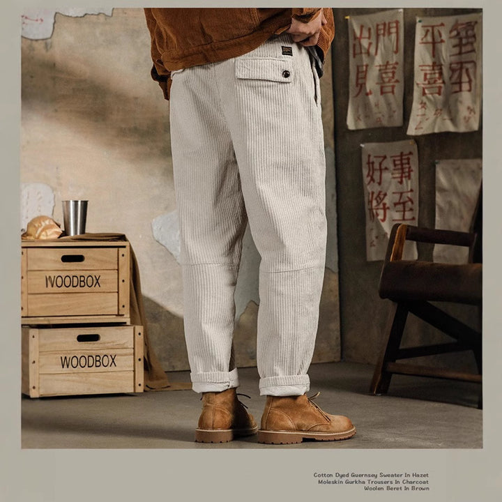 Herren Bequeme Kordhose – Sorevano