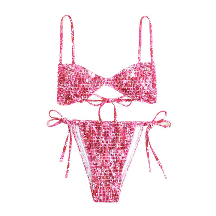 Damen Raffiniertes Bikini-Set mit Blütenmuster Echo Archiv