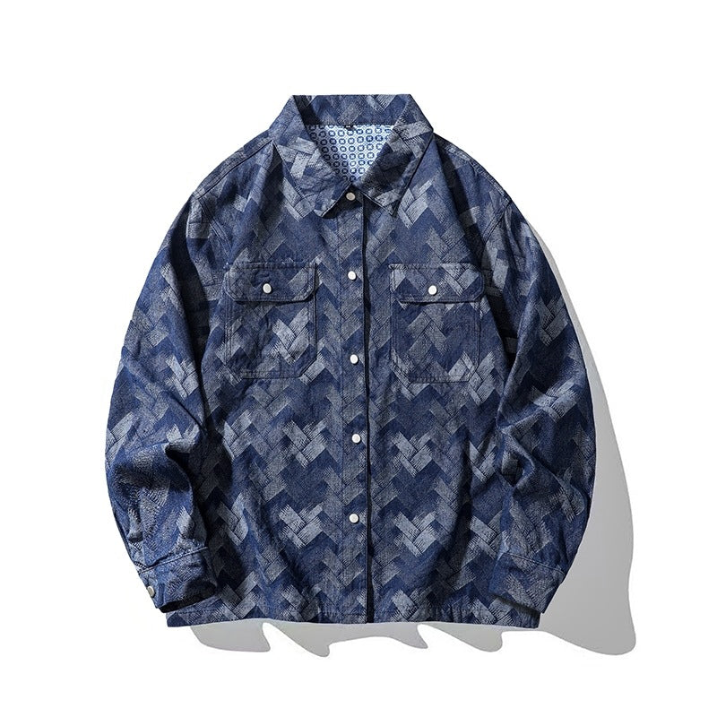 Herren lässige Overshirt Echoarchiv
