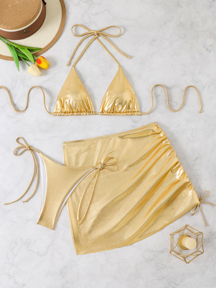 Damen Triangel-Bikini mit raffiniertem Wickelrock Echo Archiv