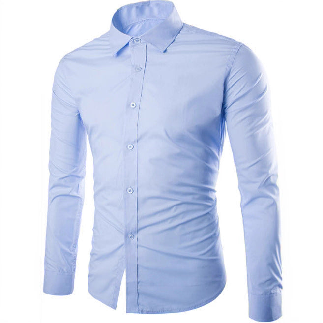 Herren nan tailliertes Business-Hemd mit Kentkragen, leichtem Stretch und schmaler Silhouette Echo Archiv