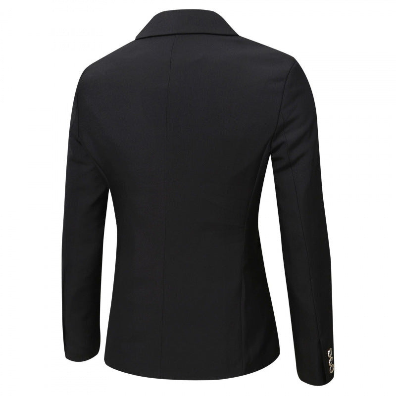 Herren Zweifarbiger Blazer mit modernem Schnitt und Taschen Echoarchiv