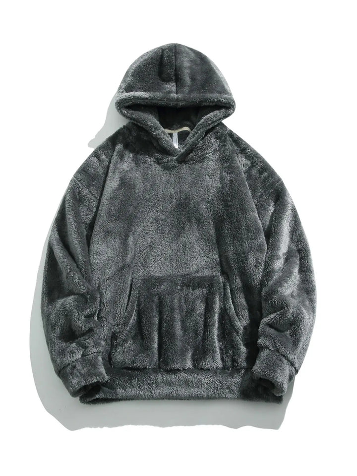 Damen Kuscheliger Kapuzenpullover mit weichem Fleece Echo Archiv