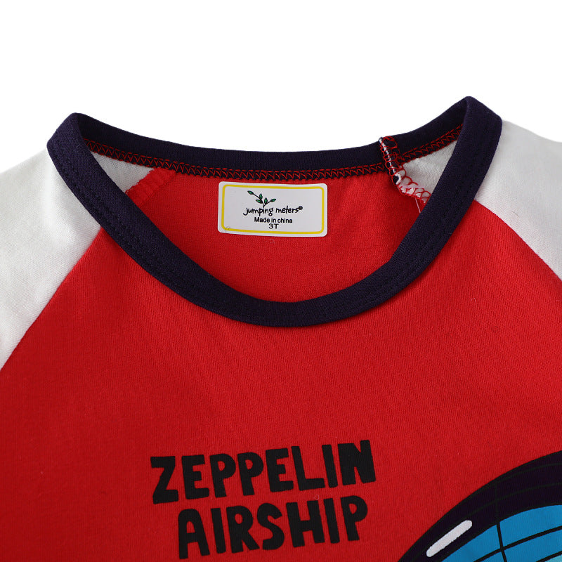 Jungen T-Shirt mit Zeppelindruck Echo Archiv