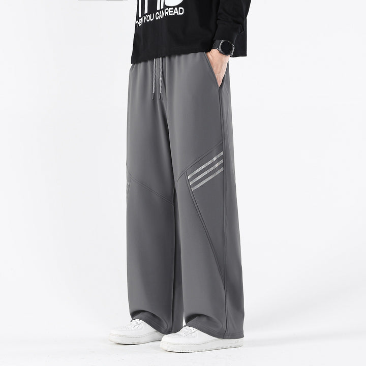 Herren Weite Relaxed-Freizeithose mit Tunnelzug & markanten Teilungsnähten Echoarchiv