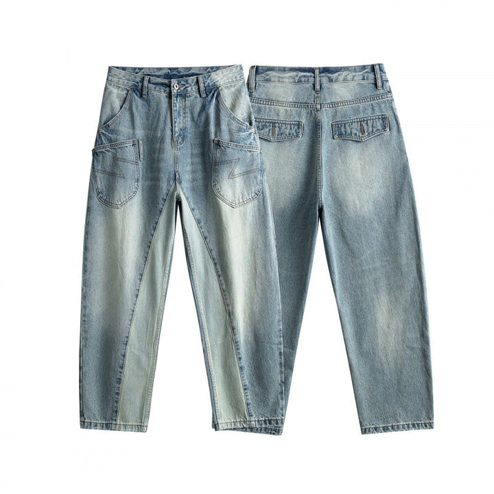 Damen Baggy-Jeans im Panel‑Design mit tiefem Bund und großen Schubtaschen Echo Archiv