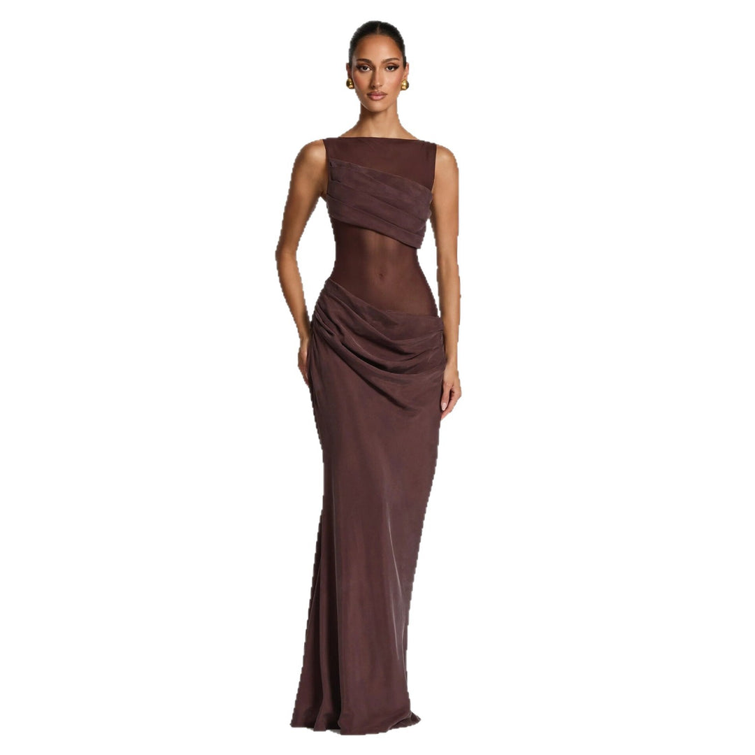 Damen Körperbetontes Abendkleid mit raffinierten Drapierungen Echo Archiv