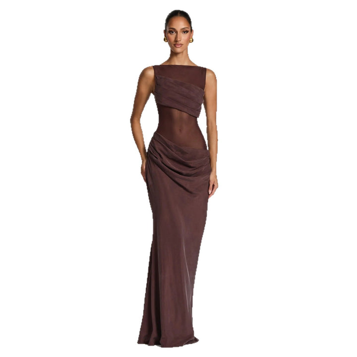 Damen Körperbetontes Abendkleid mit raffinierten Drapierungen Echo Archiv