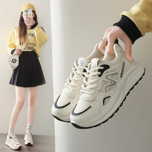 Damen Komfortable Sneakers mit dämpfender Sohle und atmungsaktivem Obermaterial Echo Archiv