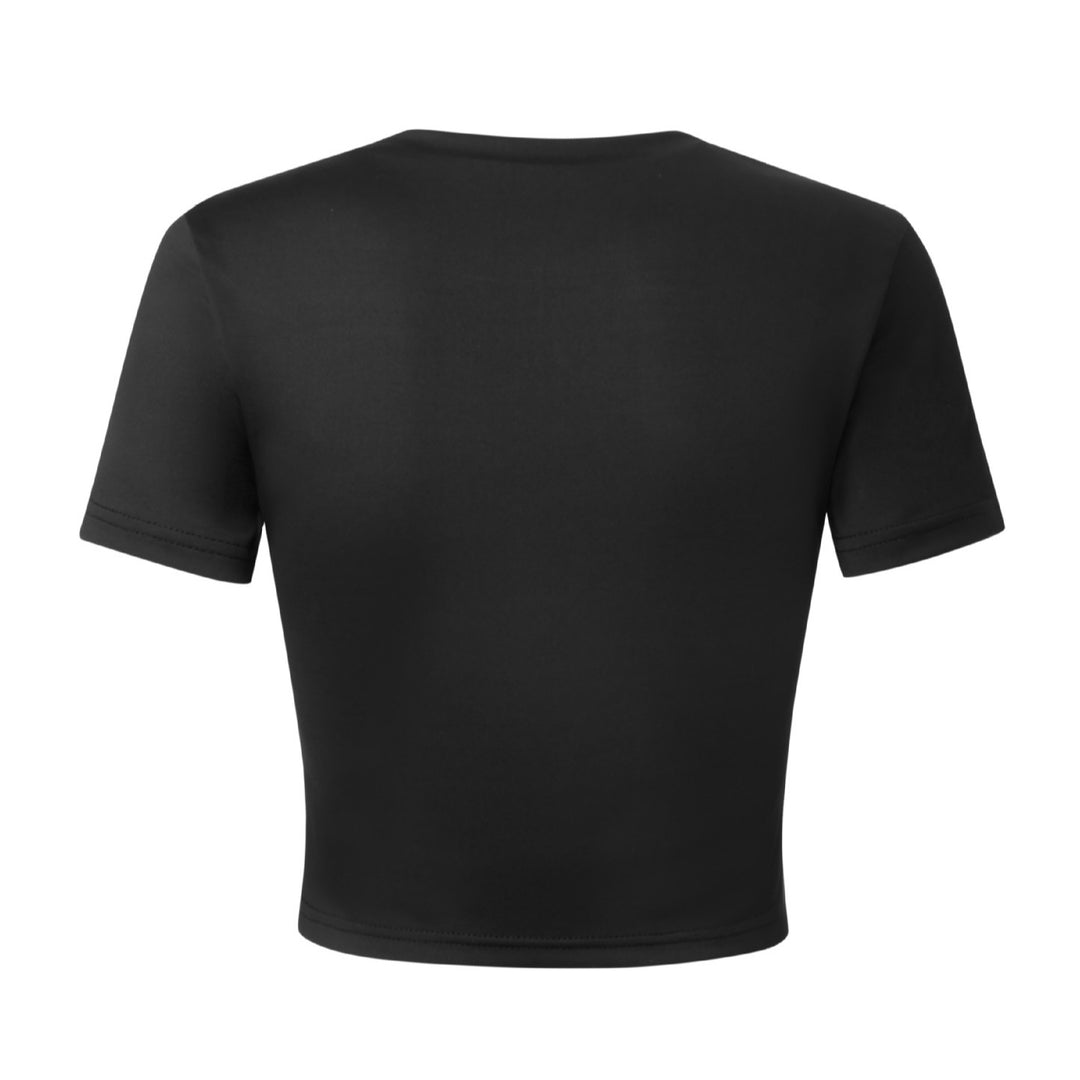 Damen T-Shirt mit kreativem Skull-Design und auffälligem Sternen-Print Echo Archiv
