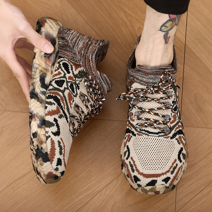 Unisex nan gestrickter Sockensneaker mit tarnmotivierter, stoßdämpfender Profilsohle Echo Archiv