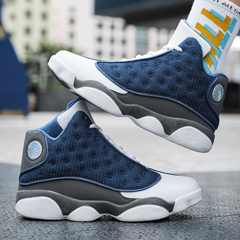 Herren Basketball-High-Top Sneaker mit reaktiver Dämpfung und verstärkter Knöchelstütze – Tavélo