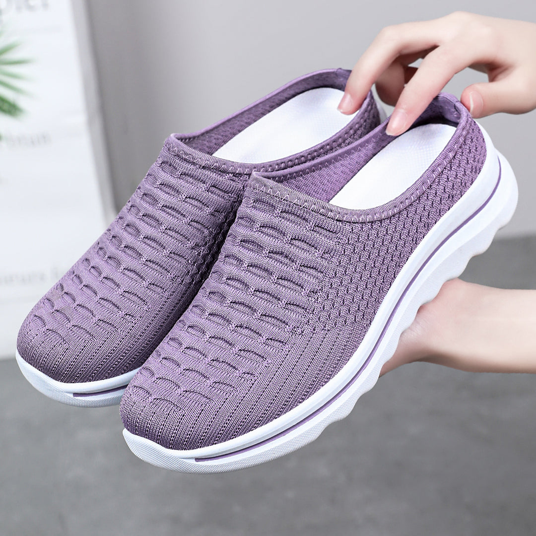Damen nan nahtloser Komfort-Slipper mit gestricktem Obermaterial und dämpfender Profilsohle Echo Archiv