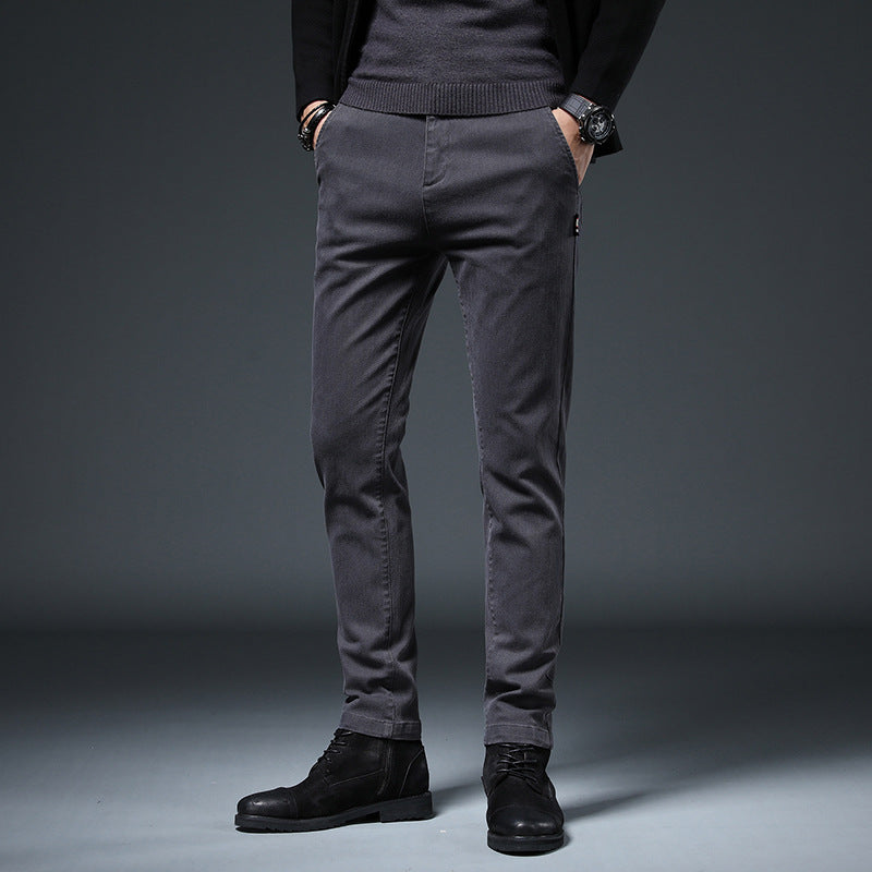 Herren elegante und schlanke Chinohose Echoarchiv
