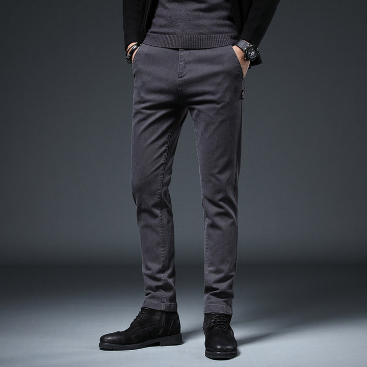 Herren elegante und schlanke Chinohose Echoarchiv