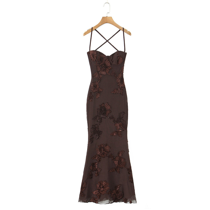 Damen Bodycon Kleid mit floralem Spitzenbesatz Echo Archiv