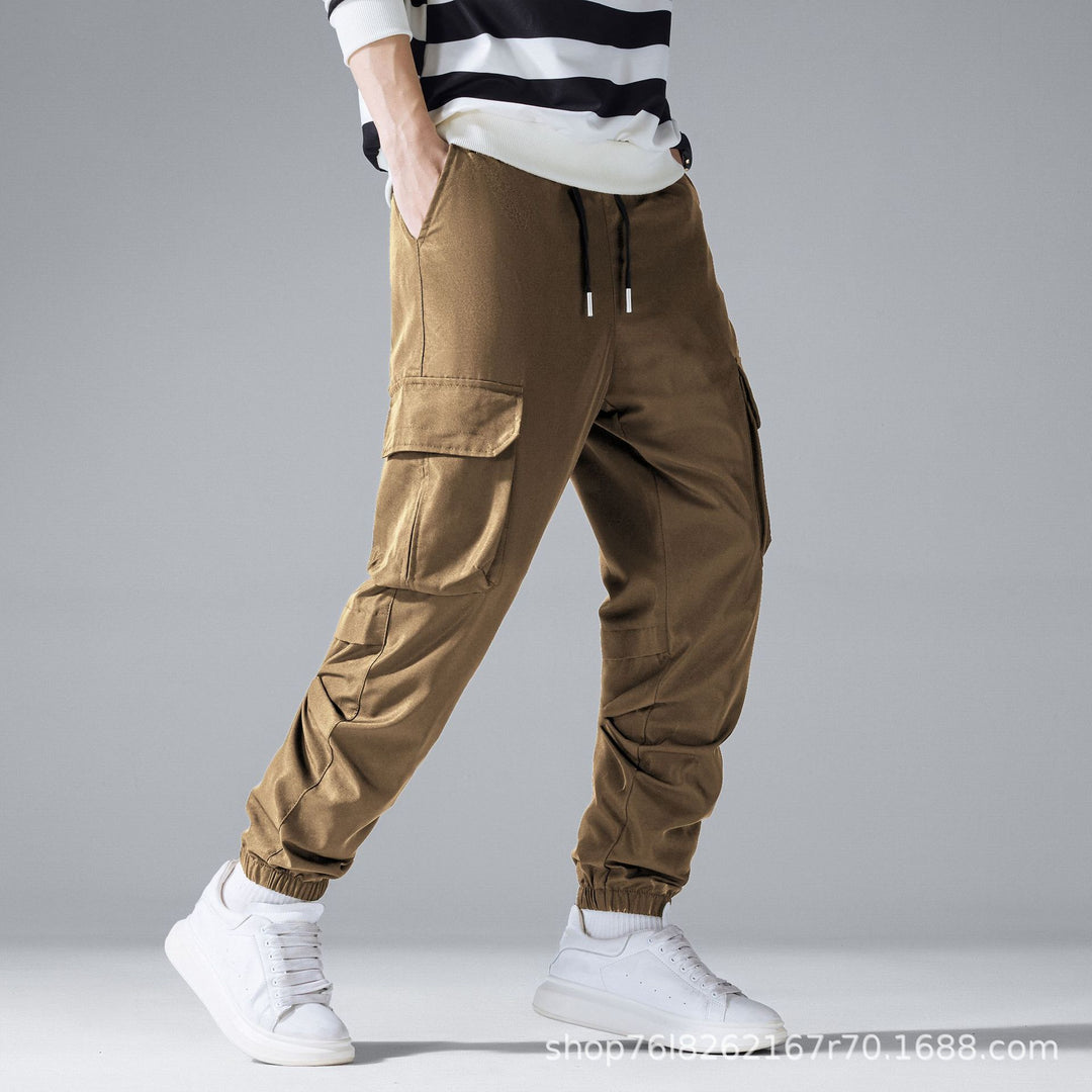 Herren Cargo-Jogginghose mit Tunnelzug, elastischen Knöchelbündchen & Mehrfachtaschen Echo Archiv