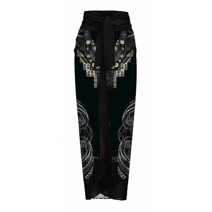 Damen Eleganter Einteiler mit kunstvoller Blumendekoration Echo Archiv