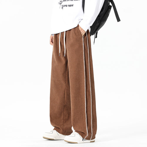 Herren Bequeme Kordhose mit weitem Schnitt