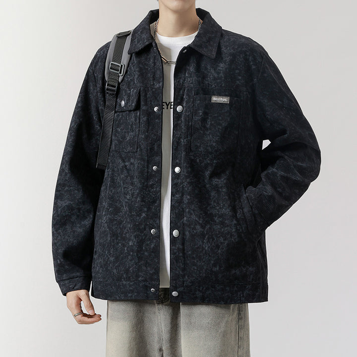 Herren Urbaner Overshirt mit modernen Taschen – Taviero