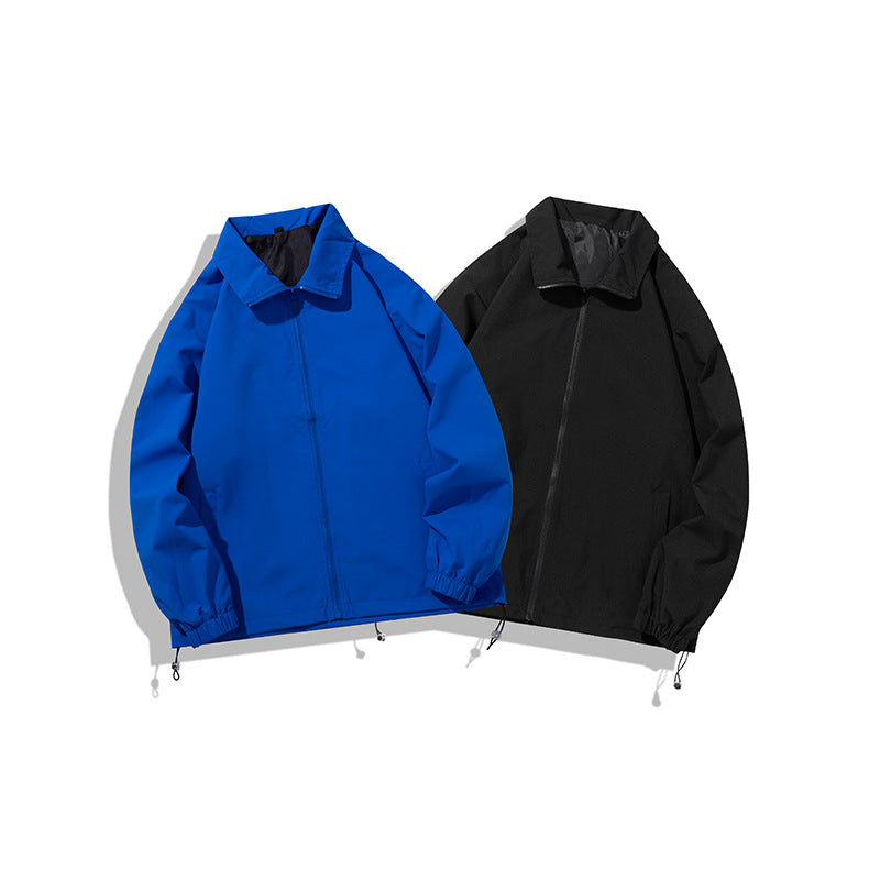 Herren Übergangsjacke mit verstellbarer Kapuze und elastischen Bündchen Echoarchiv