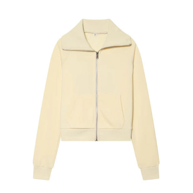 Damen 600+ hochtaillierte ausgestellte Jersey‑Hose mit Stretchbund Echo Archiv
