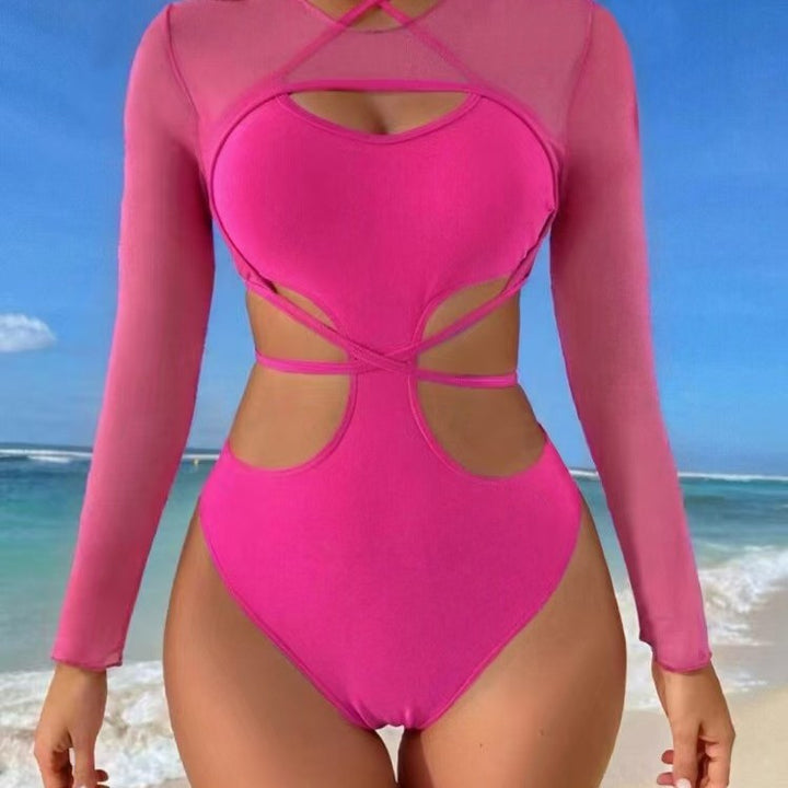 Damen Bikini-Set mit transparentem Oberteil und innovativem Schnitt Echo Archiv