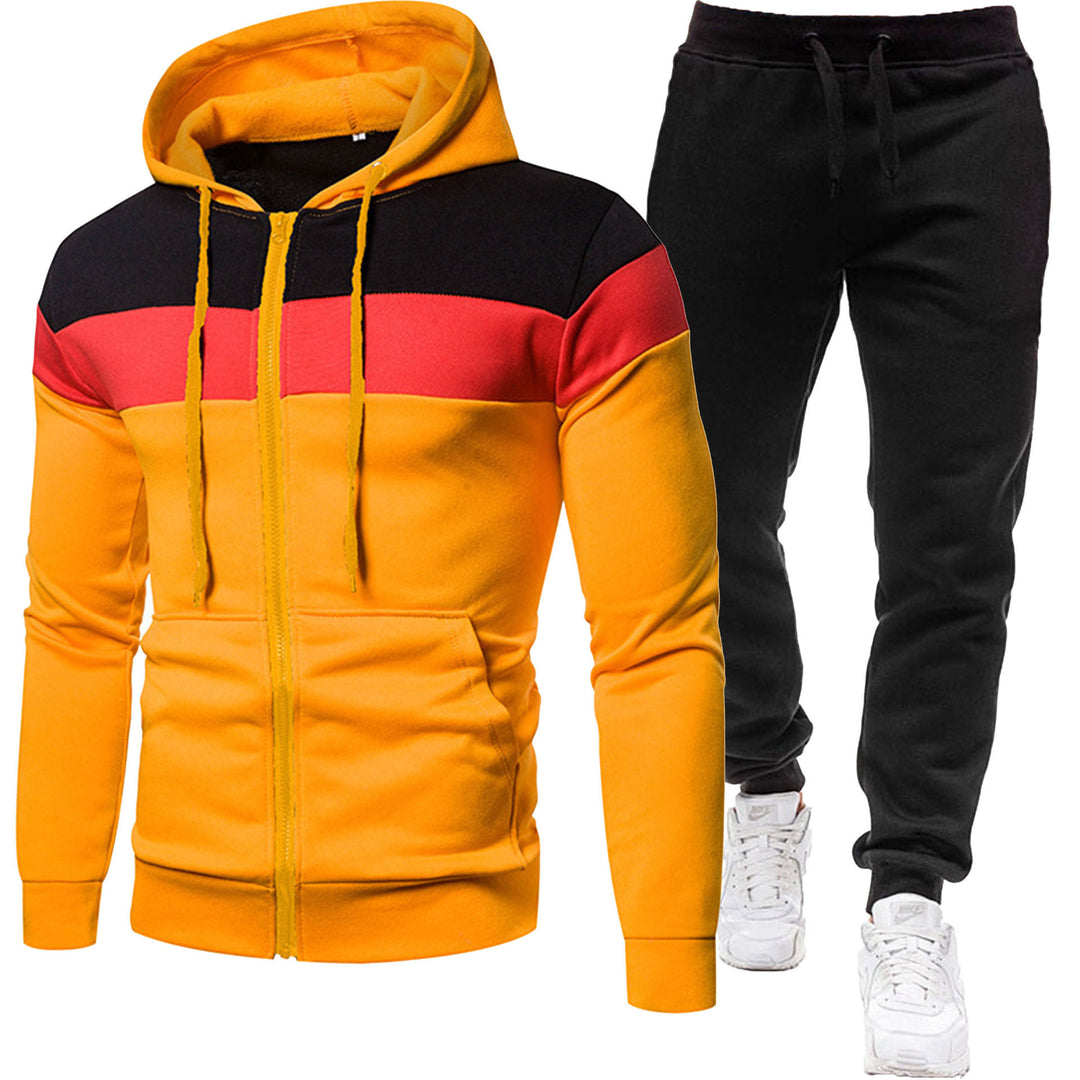 Herren zweiteiliges Freizeit-Jogginganzug-Set – Marzano