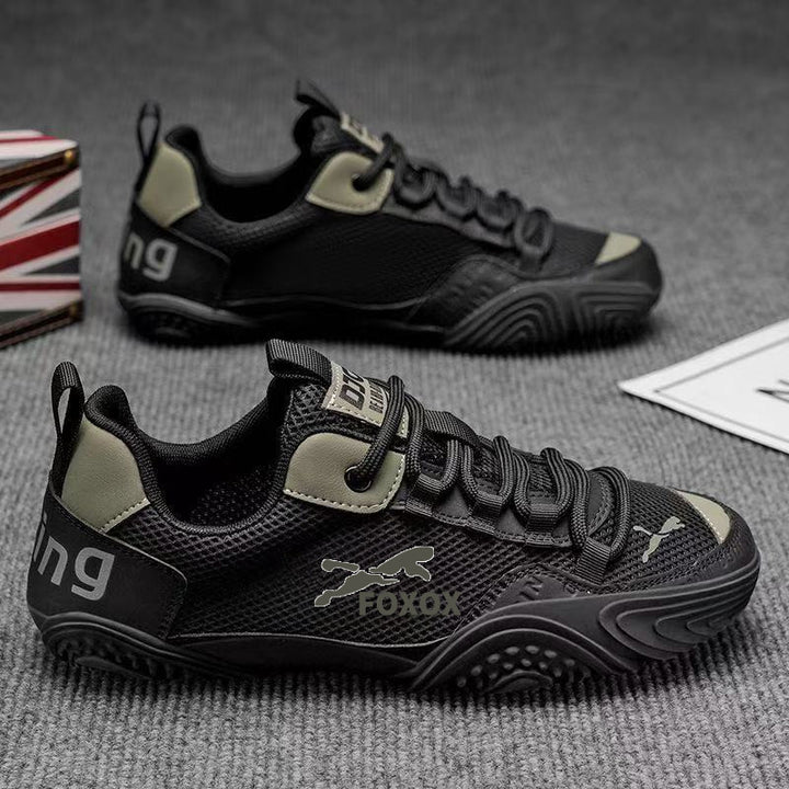 Herren Atmungsaktiver Mesh-Trail-Sneaker mit verstärkter Profilsohle und gepolstertem Komfortschaft Echoarhiv – Tavélo