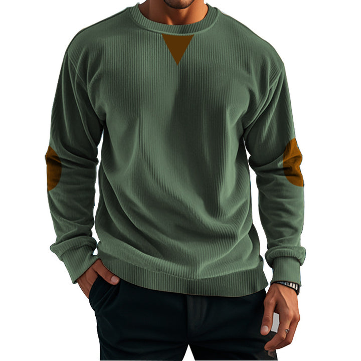 Herren komfortabler Fleece-Pullover mit Struktur Echoarchiv