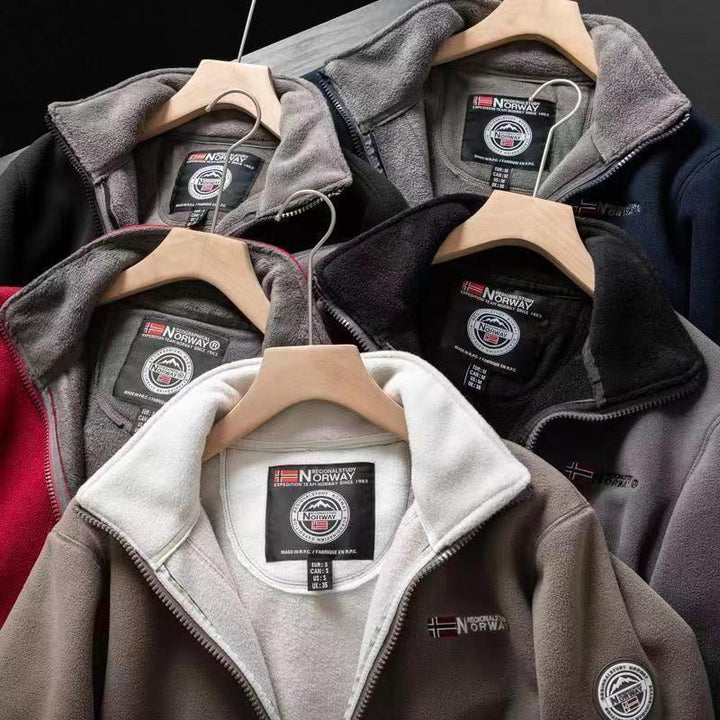 Herren Weiche Fleecejacke Echo Archiv