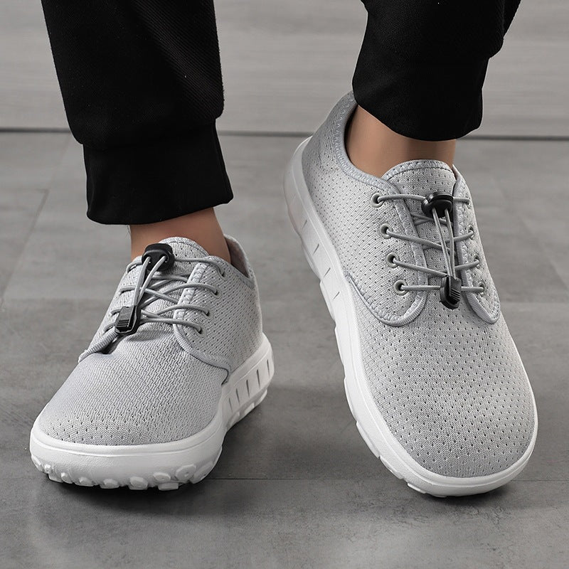 Damen Leichter Freizeit-Sneaker mit Schnellzug-Kordel, perforiertem Mesh & stoßdämpfender Laufsohle Echoarchiv