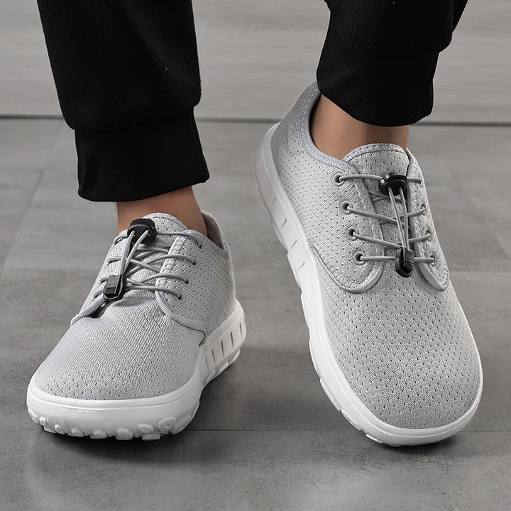 Damen Leichter Freizeit-Sneaker mit Schnellzug-Kordel, perforiertem Mesh & stoßdämpfender Laufsohle Echoarchiv